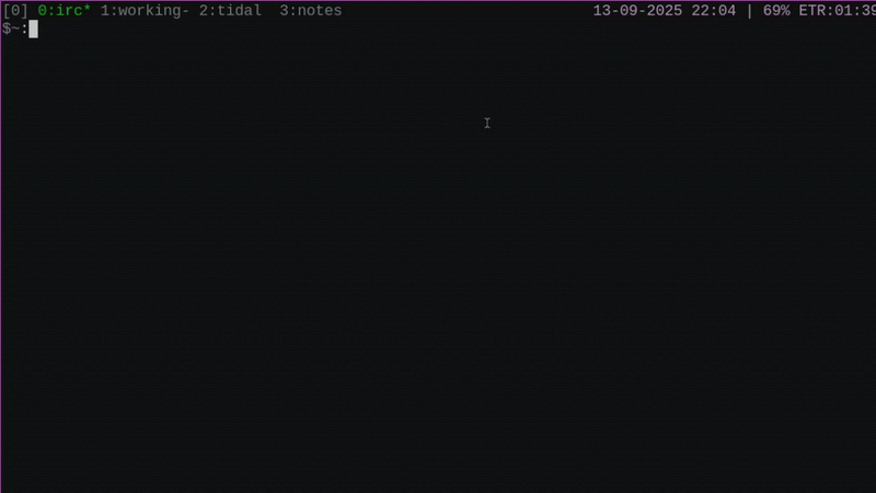 fzf going through bash history, note that the artifacting is a result of converting to gif and making it small not fzf